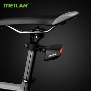 Meilan X5 Bicycle Light Remote Wireless Light Turn Signal LED Beam USB Charge